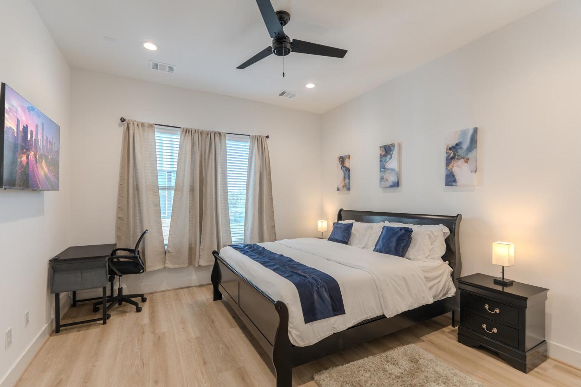 Luxury Charming 3Br 3Bath Free Wi-Fi 8 Guests, Gated Home, Houston Downtown Eksteriør bilde